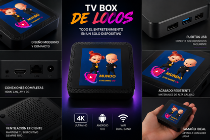 TVBOX DE LOCOS | 2GB RAM + 16GB TV